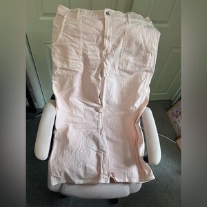 AE Stretch Super High-Waisted Baggy Wide-Leg Pant In Rose